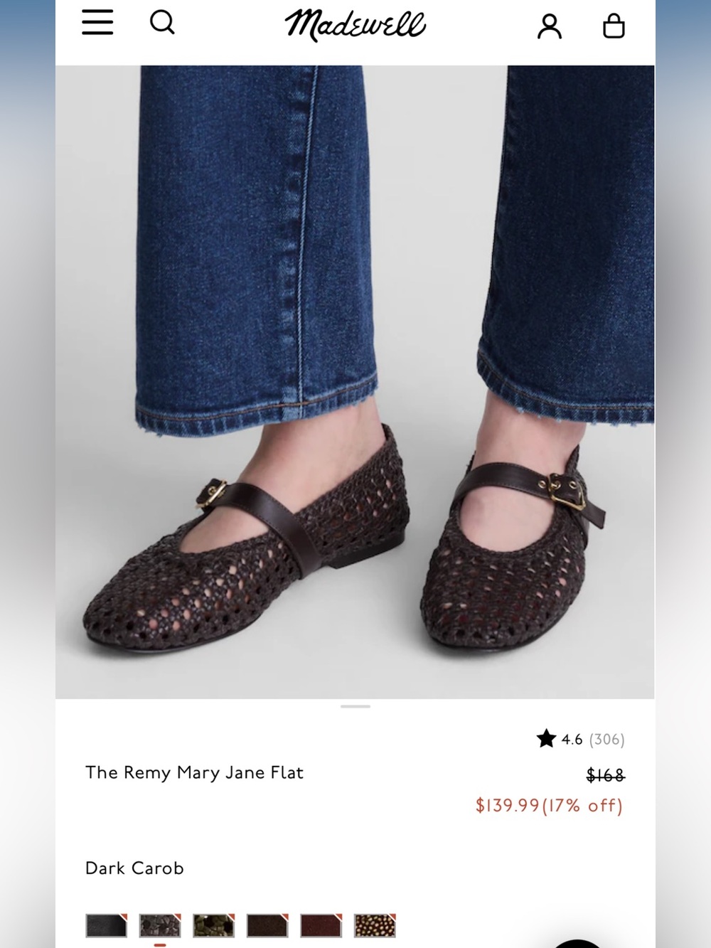 madewell woven flats